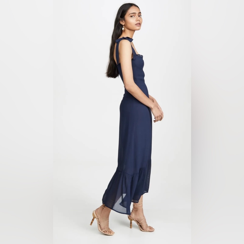 Reformation Nikita Dress in Navy